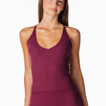 Capsule Singlet - Burgundy - Kikiva Collection
