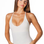 Capsule Singlet - Cream - Kikiva Collection