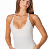 Capsule Singlet - Cream - Kikiva Collection