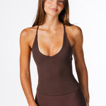 Capsule Singlet - Dark Choc - Kikiva Collection