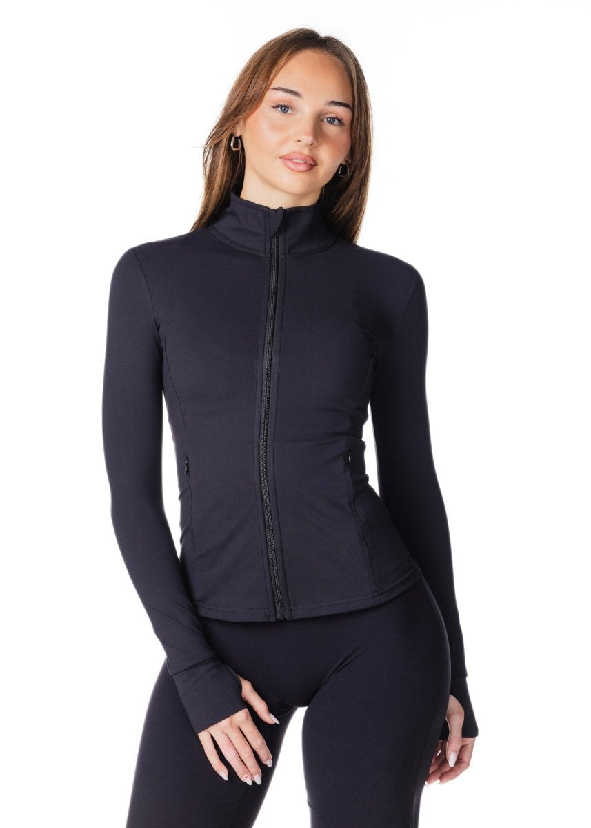 Core Capsule 'Mom' Jacket - Black - Kikiva Collection