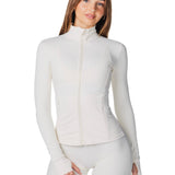 Core Capsule 'Mom' Jacket - Cream - Kikiva Collection