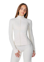 Core Capsule 'Mom' Jacket - Cream - Kikiva Collection