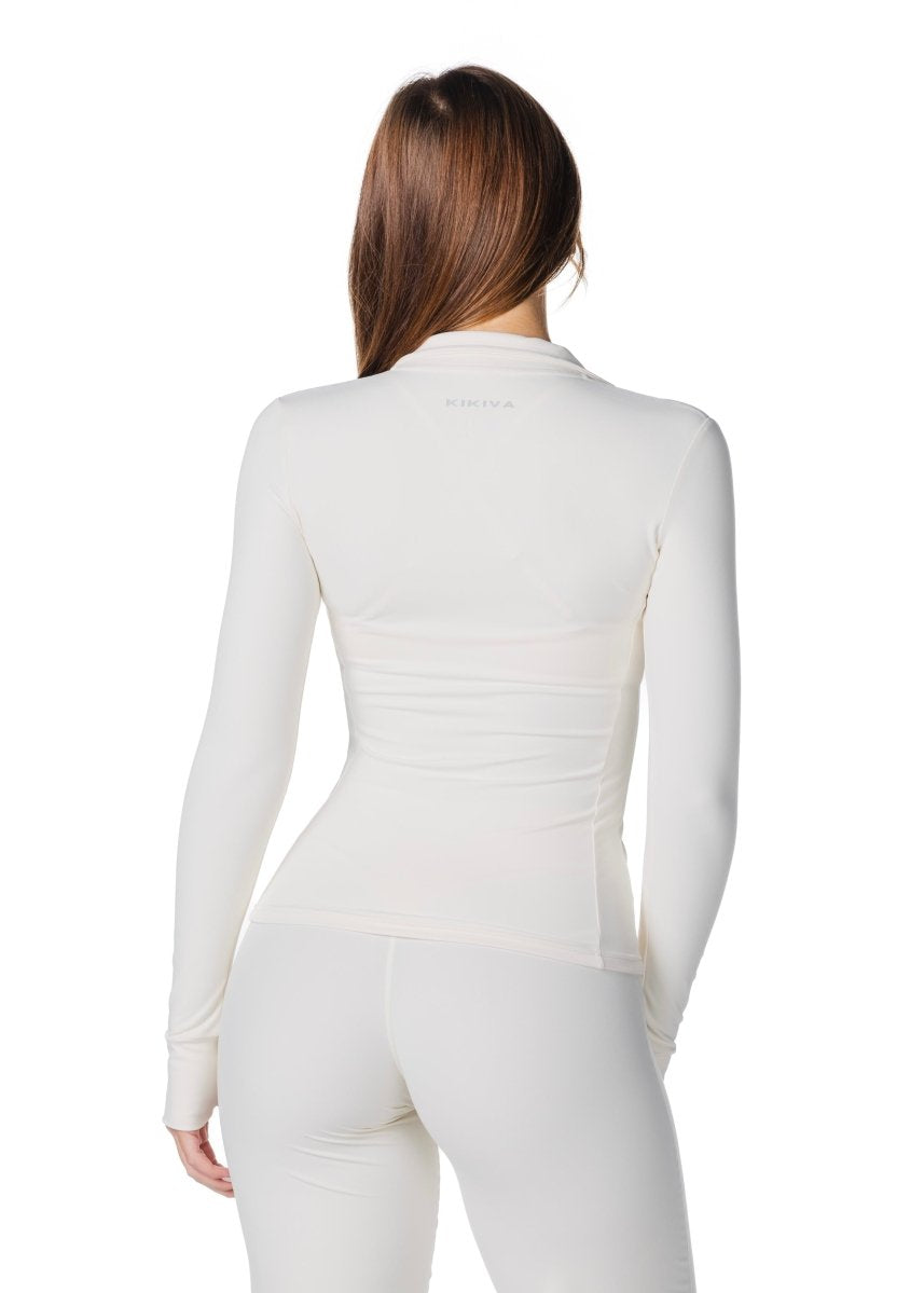 Core Capsule 'Mom' Jacket - Cream - Kikiva Collection