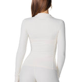 Core Capsule 'Mom' Jacket - Cream - Kikiva Collection