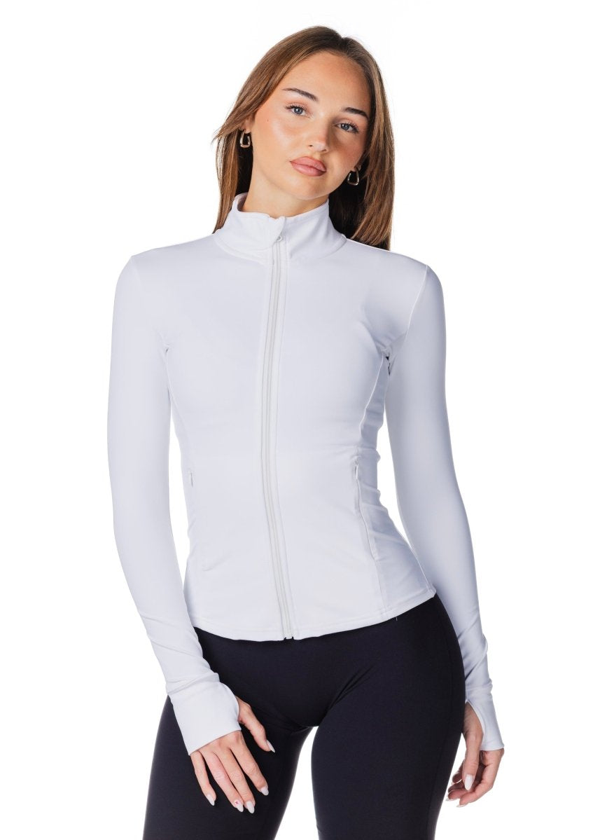 Core Capsule 'Mom' Jacket - White - Kikiva Collection