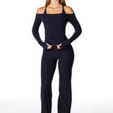 Core Capsule Off The Shoulder Top - Black - Kikiva Collection