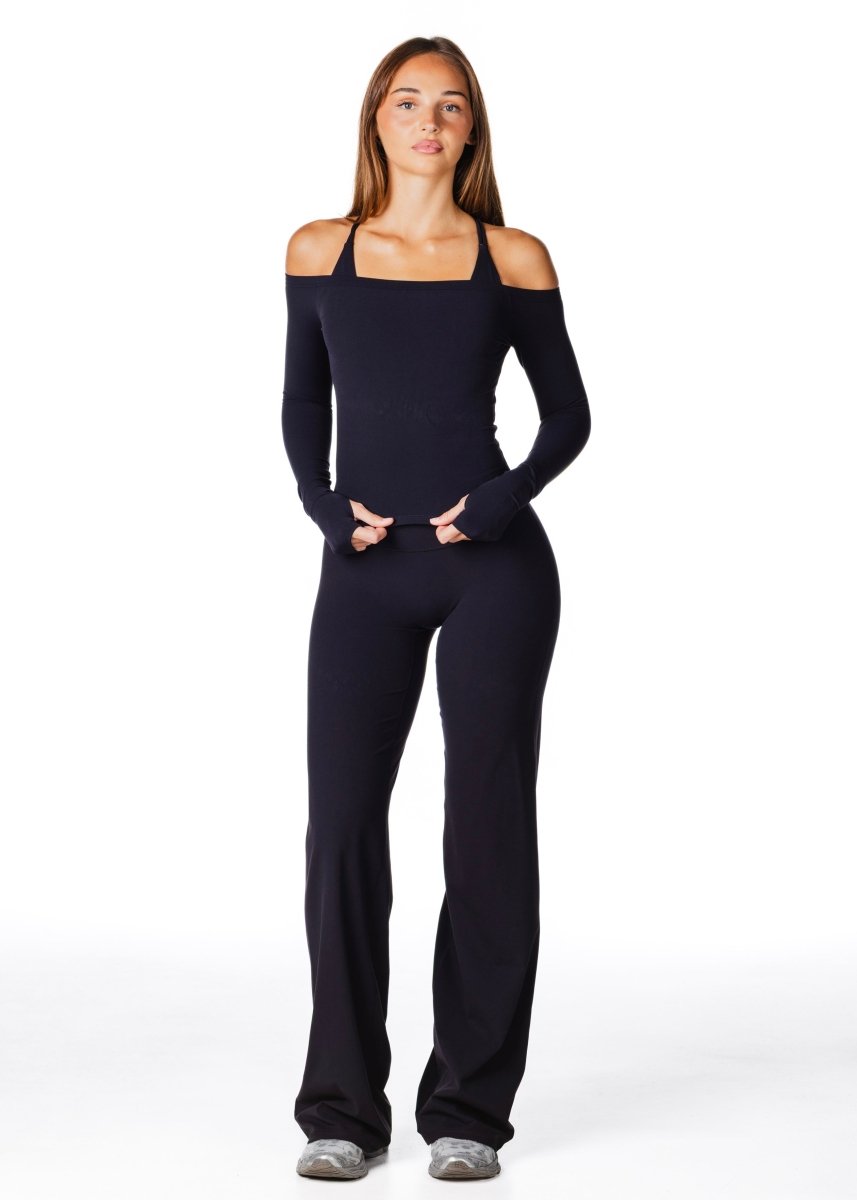 Core Capsule Off The Shoulder Top - Black - Kikiva Collection