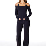 Core Capsule Off The Shoulder Top - Black - Kikiva Collection