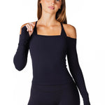 Core Capsule Off The Shoulder Top - Black - Kikiva Collection