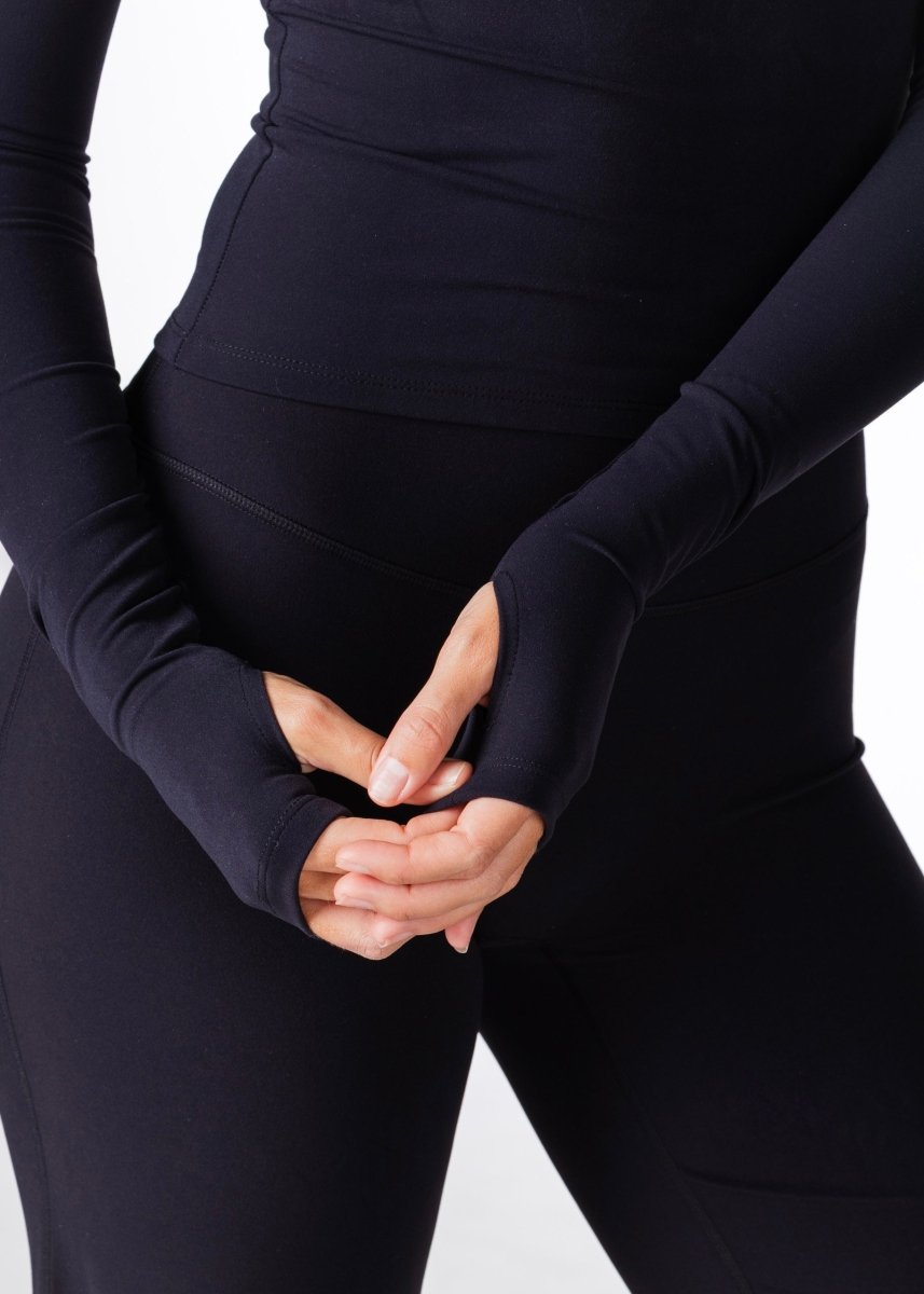 Core Capsule Off The Shoulder Top - Black - Kikiva Collection