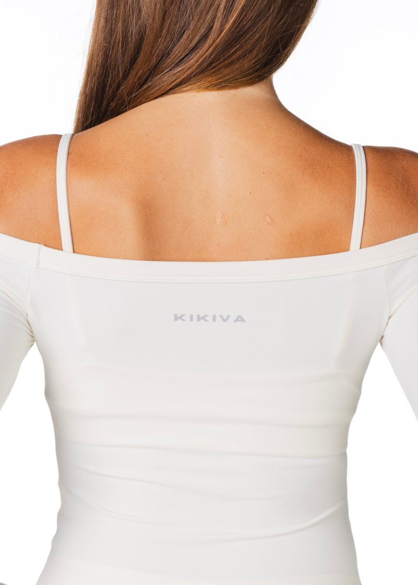 Core Capsule Off The Shoulder Top - Cream - Kikiva Collection