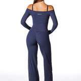 Core Capsule Off The Shoulder Top - Dark Navy - Kikiva Collection