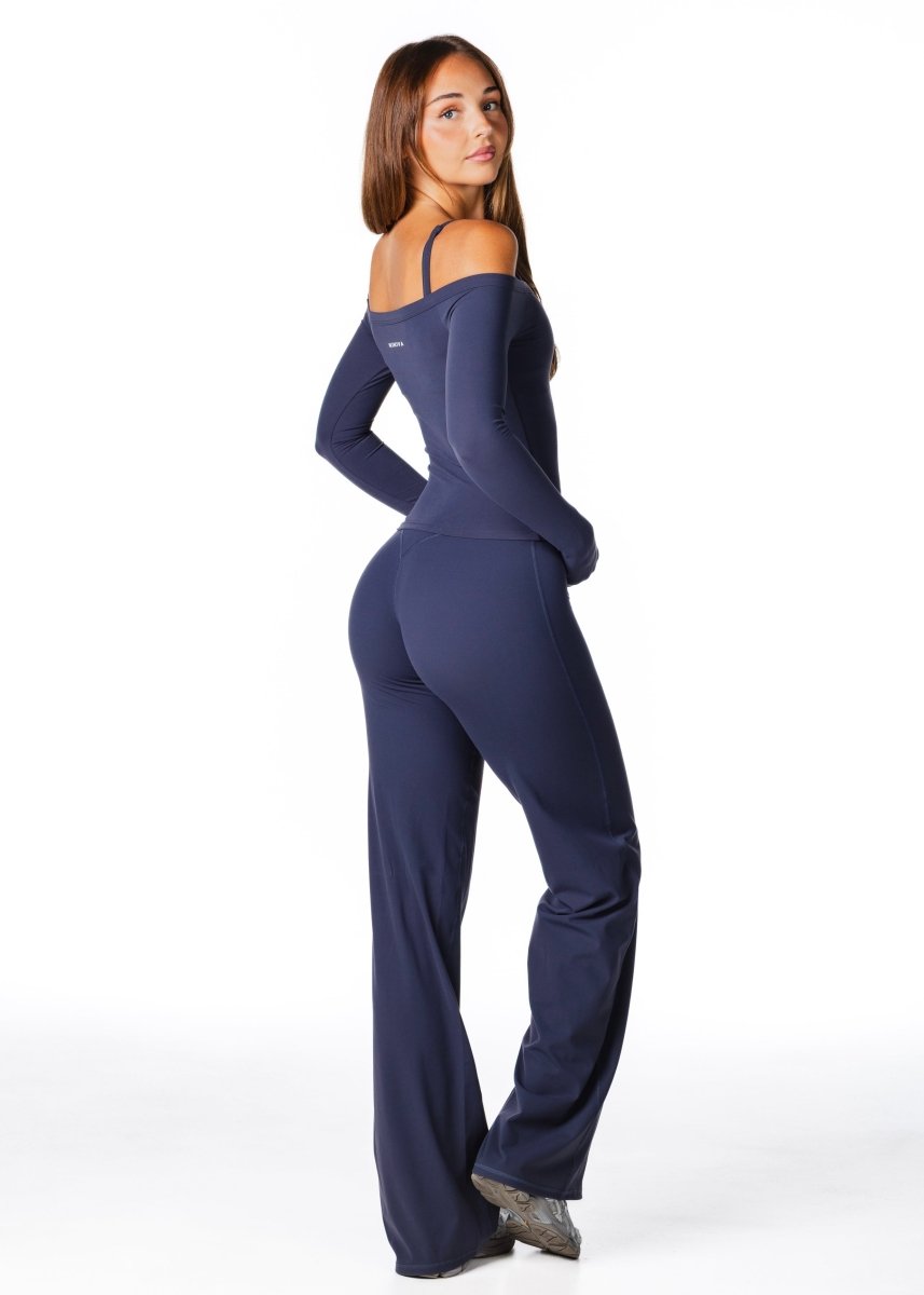 Core Capsule Off The Shoulder Top - Dark Navy - Kikiva Collection