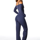 Core Capsule Off The Shoulder Top - Dark Navy - Kikiva Collection