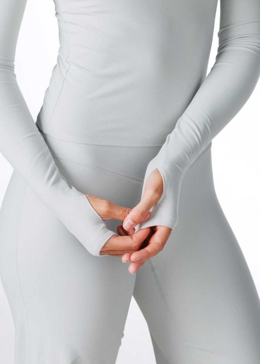 Core Capsule Off The Shoulder Top - Light grey - Kikiva Collection