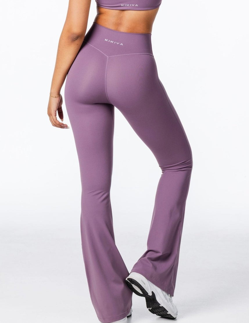 CoreActive 'Best' Flares - Dark Purple - Kikiva Collection