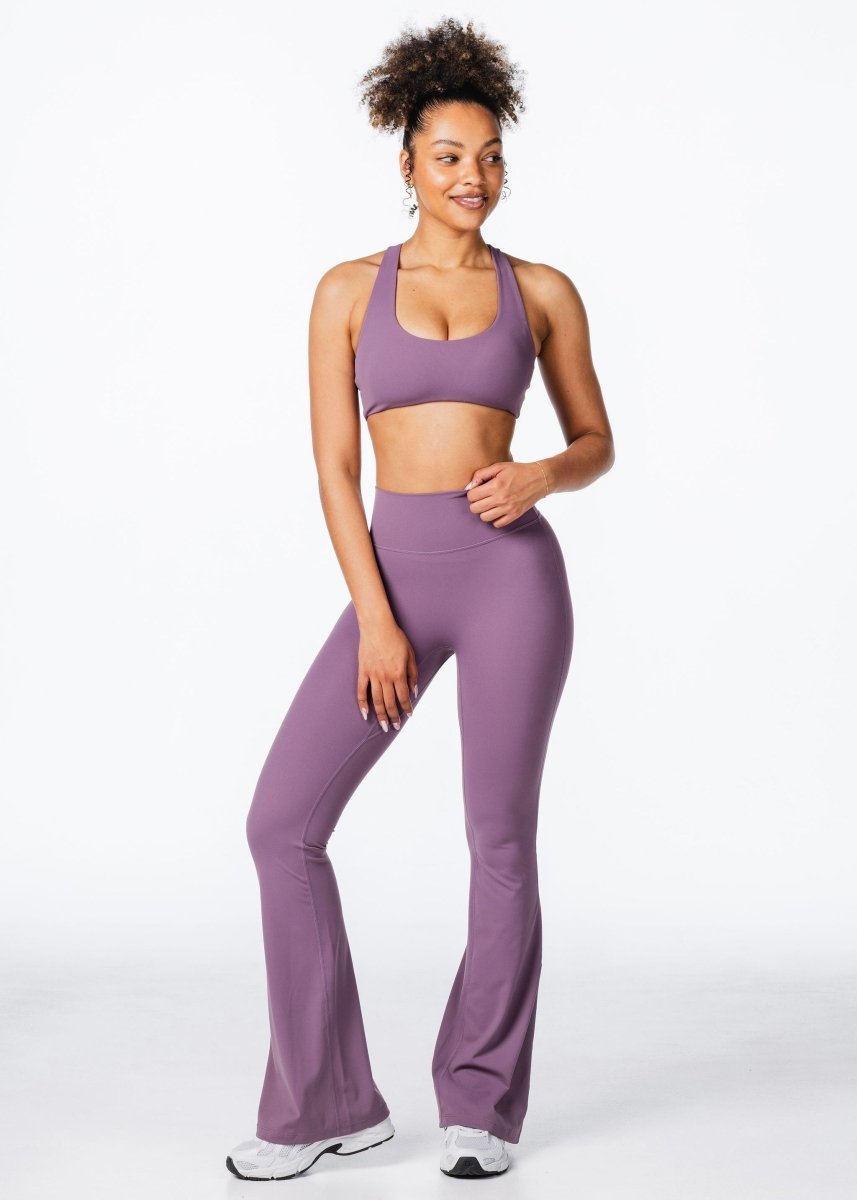 CoreActive 'Best' Flares - Dark Purple - Kikiva Collection
