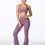 CoreActive 'Best' Flares - Dark Purple - Kikiva Collection