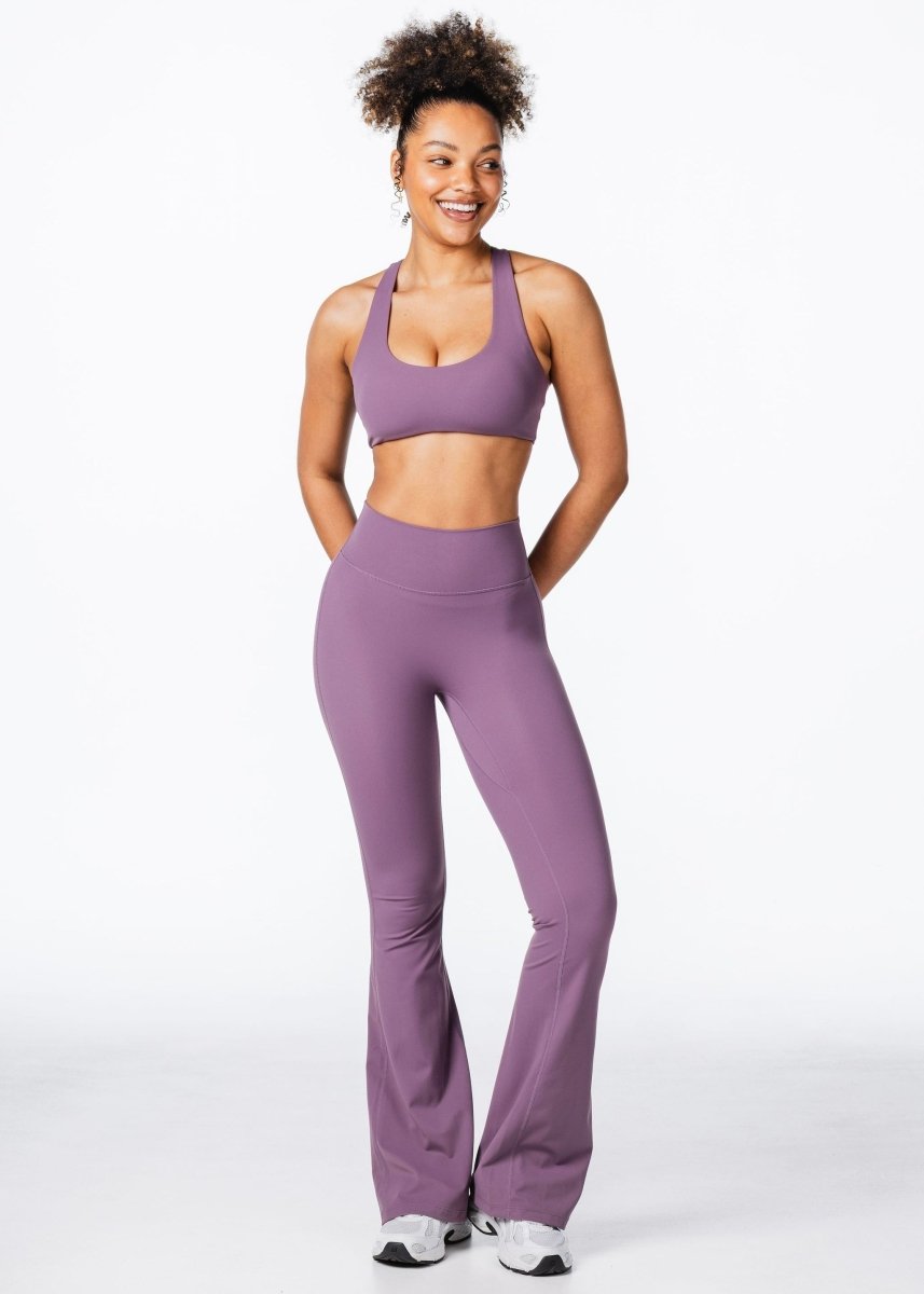 CoreActive 'Best' Flares - Dark Purple - Kikiva Collection