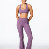 CoreActive 'Best' Flares - Dark Purple - Kikiva Collection