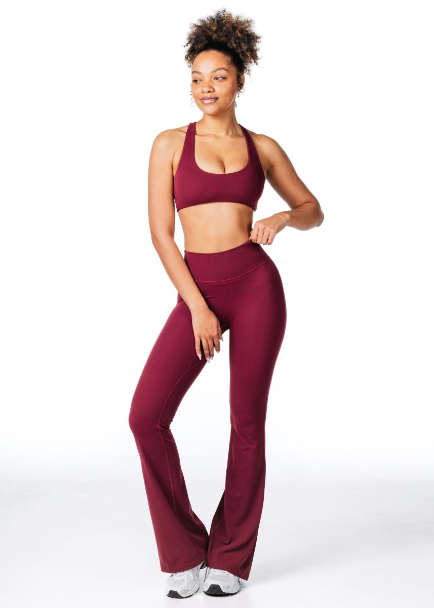 CoreActive 'Best' Flares - Wine - Kikiva Collection
