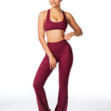 CoreActive 'Best' Flares - Wine - Kikiva Collection