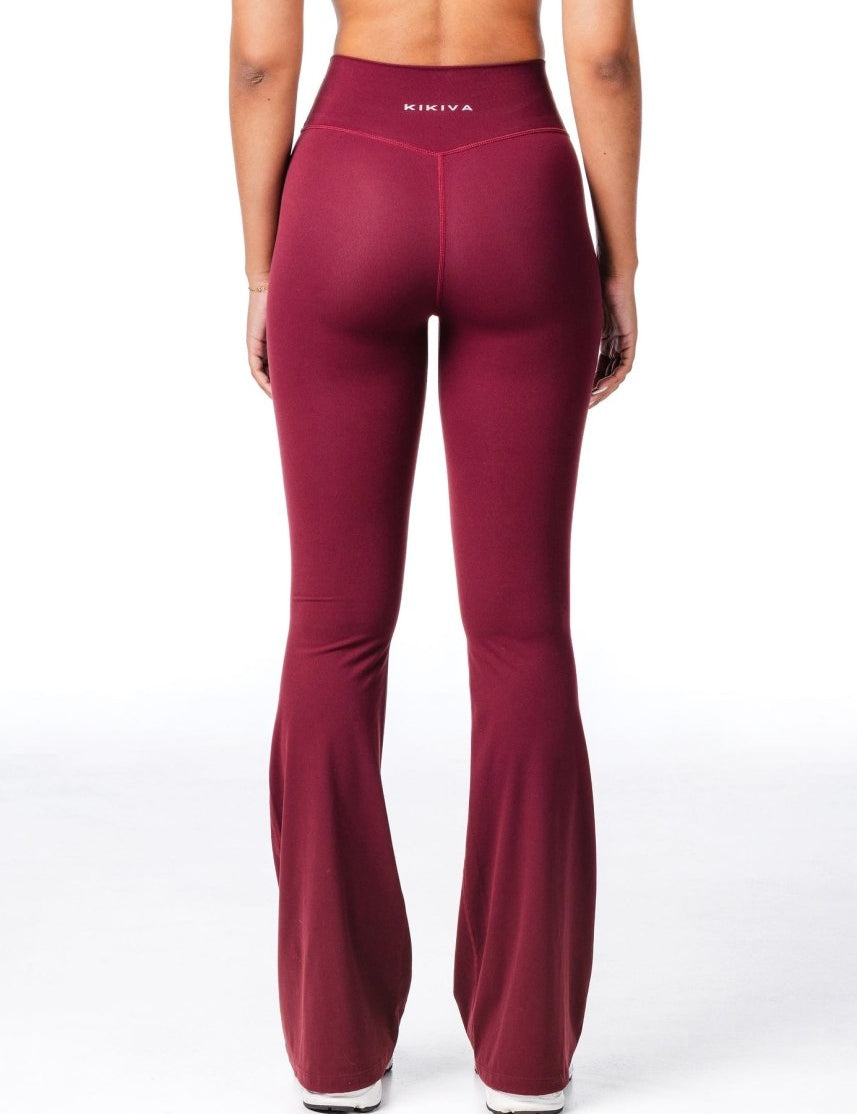 CoreActive 'Best' Flares - Wine - Kikiva Collection