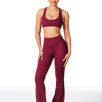 CoreActive 'Best' Flares - Wine - Kikiva Collection