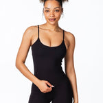 CoreActive 'Essential' Singlet - Black - Kikiva Collection