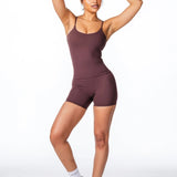 CoreActive 'Essential' Singlet - Dark Choc - Kikiva Collection
