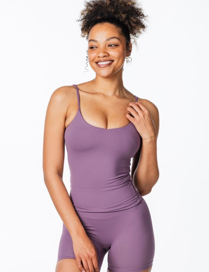 CoreActive 'Essential' Singlet - Dark Purple - Kikiva Collection