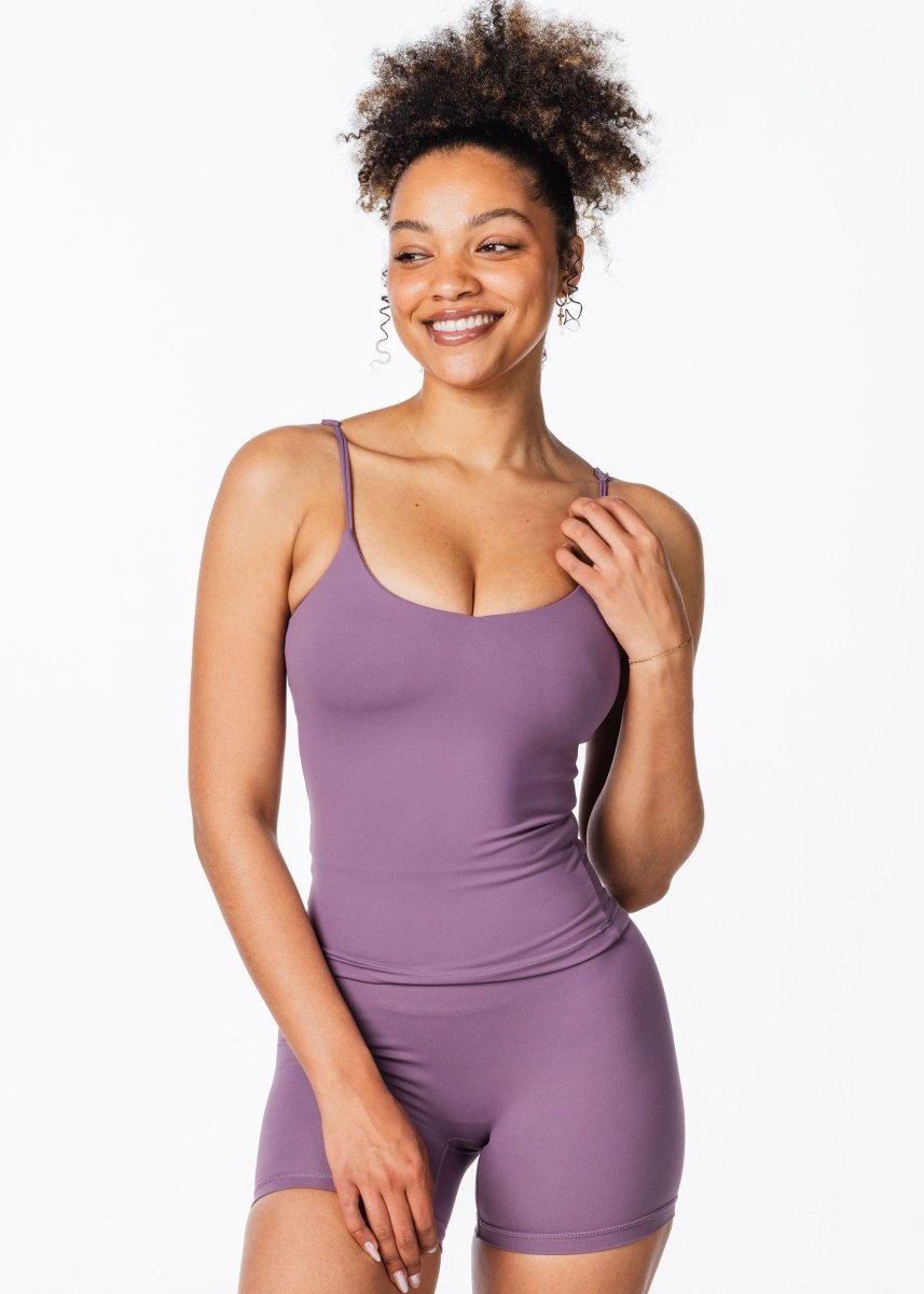 CoreActive 'Essential' Singlet - Dark Purple - Kikiva Collection