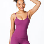 CoreActive 'Essential' Singlet - Midnight Magenta - Kikiva Collection