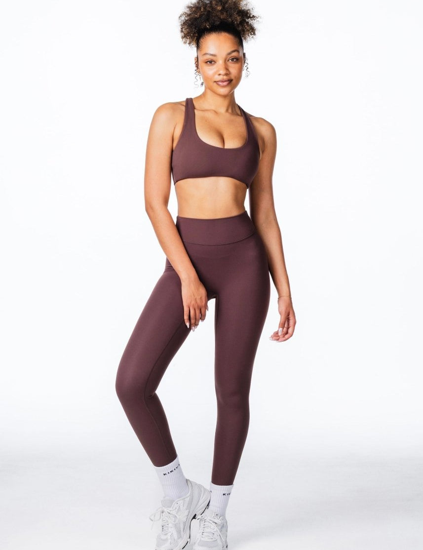 CoreActive Leggings - Dark Choc - Kikiva Collection