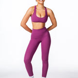 CoreActive Leggings - Midnight Magenta - Kikiva Collection