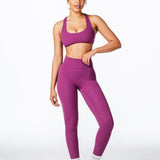 CoreActive Leggings - Midnight Magenta - Kikiva Collection