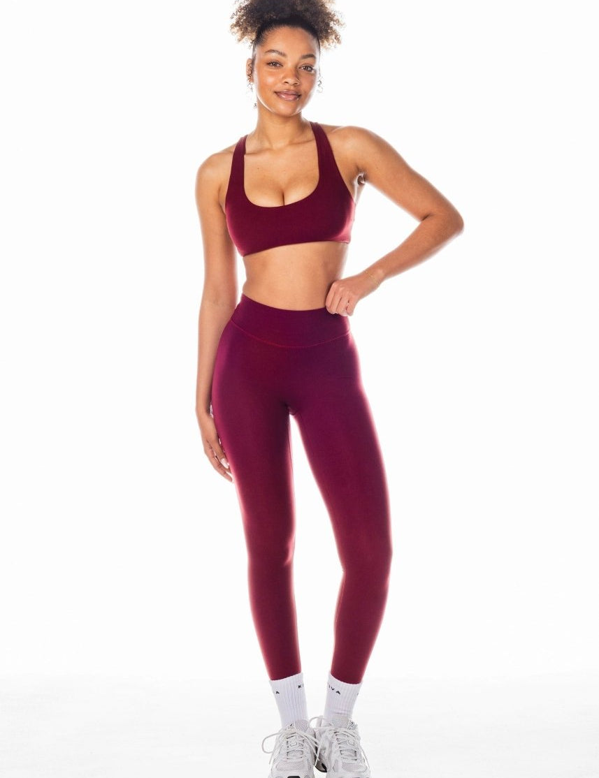 CoreActive Leggings - Wine - Kikiva Collection