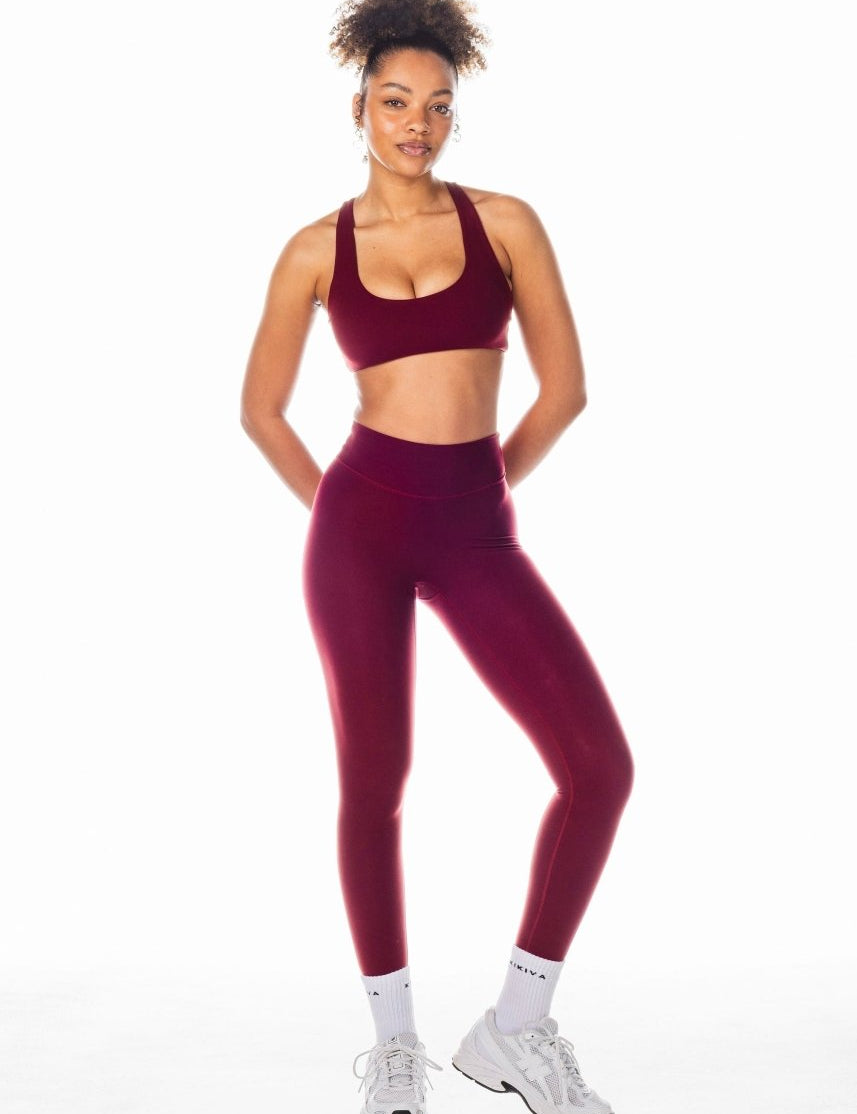 CoreActive Leggings - Wine - Kikiva Collection