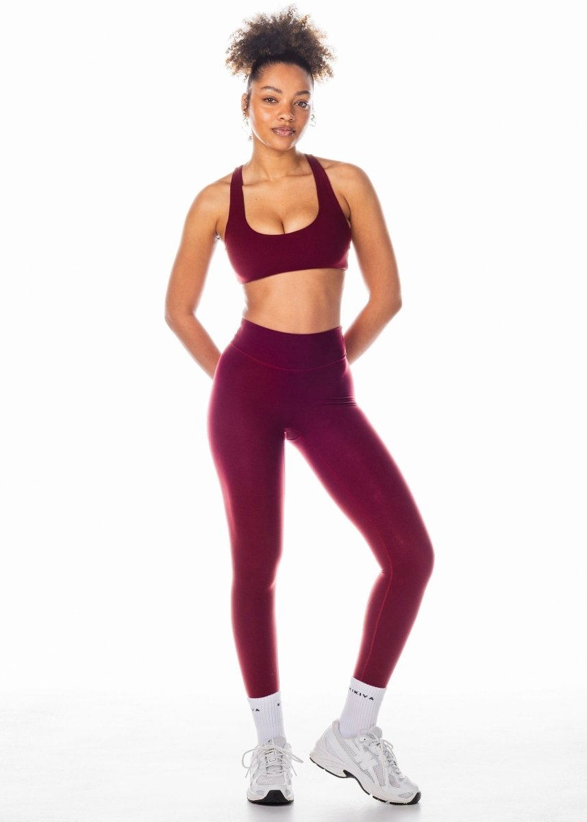 CoreActive Leggings - Wine - Kikiva Collection