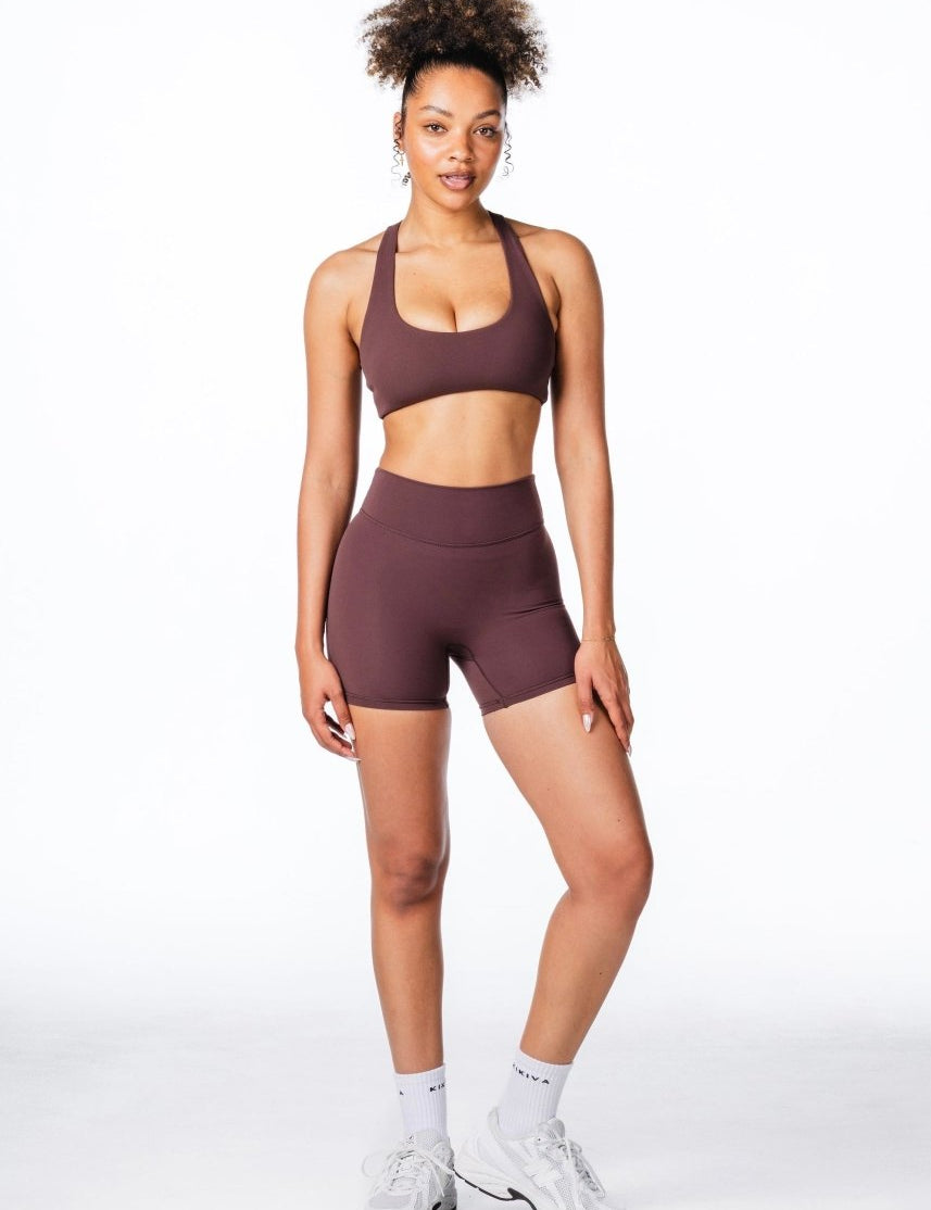 CoreActive Shorts - Dark Choc - Kikiva Collection