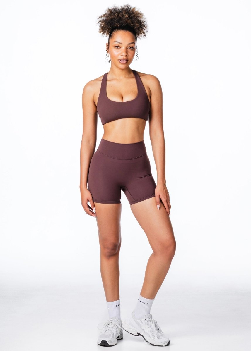 CoreActive Shorts - Dark Choc - Kikiva Collection