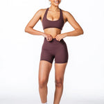 CoreActive Shorts - Dark Choc - Kikiva Collection