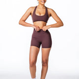 CoreActive Shorts - Dark Choc - Kikiva Collection