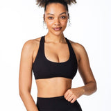 CoreActive 'Sienna' Crop - Black - Kikiva Collection