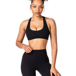 CoreActive 'Sienna' Crop - Black - Kikiva Collection