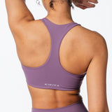 CoreActive 'Sienna' Crop - Dark Purple - Kikiva Collection