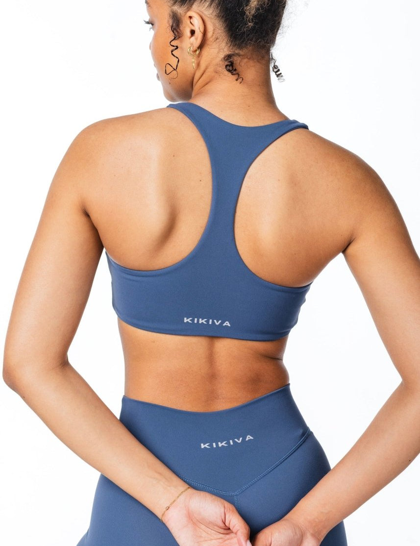 CoreActive 'Sienna' Crop - Midnight Blue - Kikiva Collection