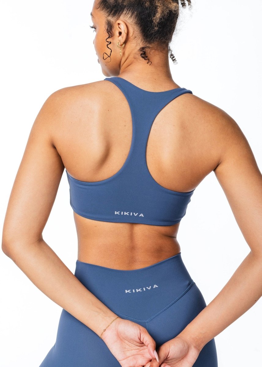 CoreActive 'Sienna' Crop - Midnight Blue - Kikiva Collection