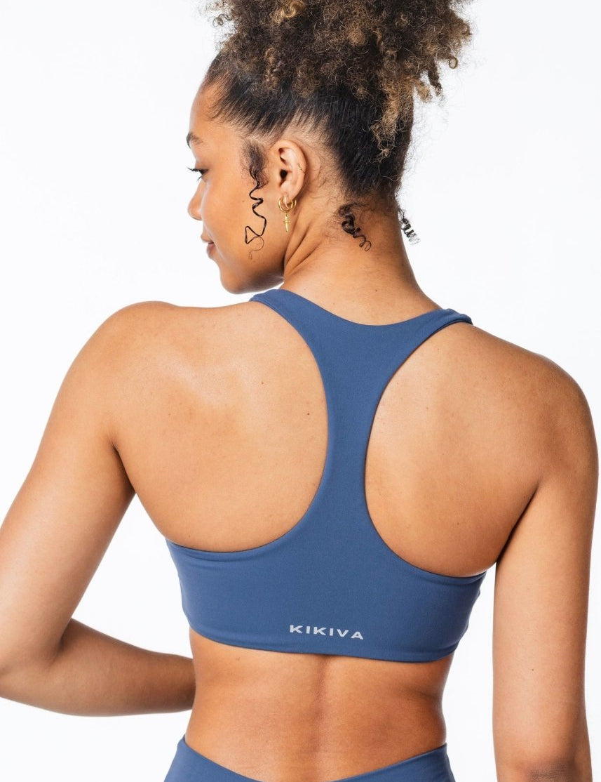 CoreActive 'Sienna' Crop - Midnight Blue - Kikiva Collection